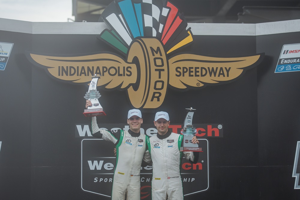 Michael Christensen vinder på Indianapolis.
(Foto: Jan Kaiser)